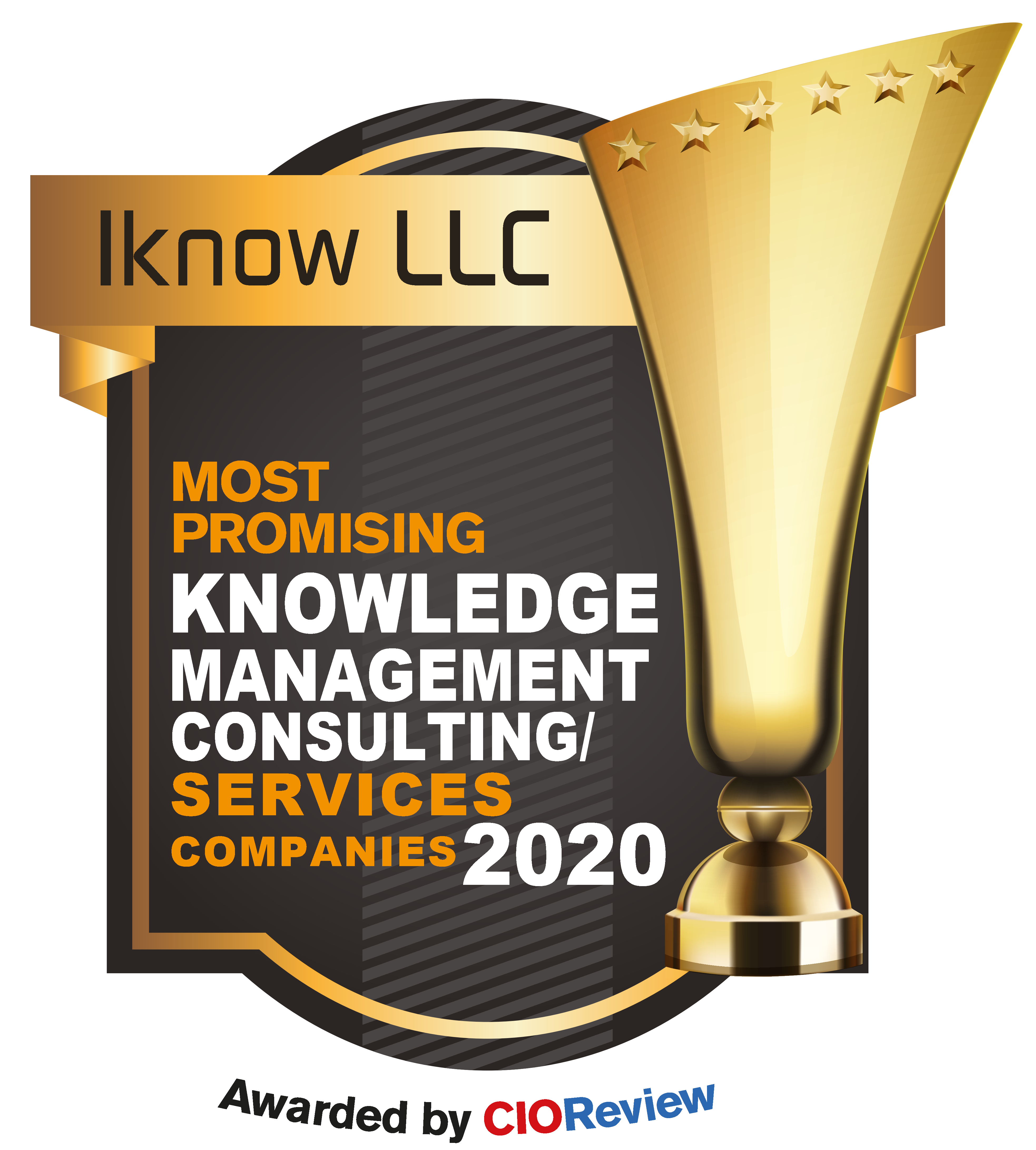 CIO Review Award Logo for Iknow LLC